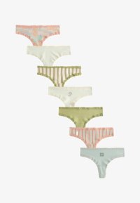 Unselected, pink green