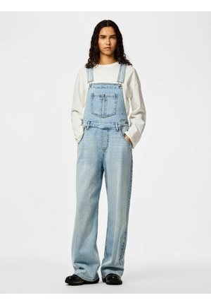 LATZ PCGRACE - Denimoveralls - light blue denim