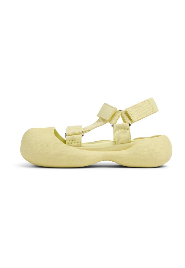 CARAMBA - Walking sandals - pastel gelb