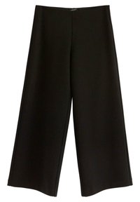 CROPPED WIDE LEG PUNTO  - Tygbyxor - black
