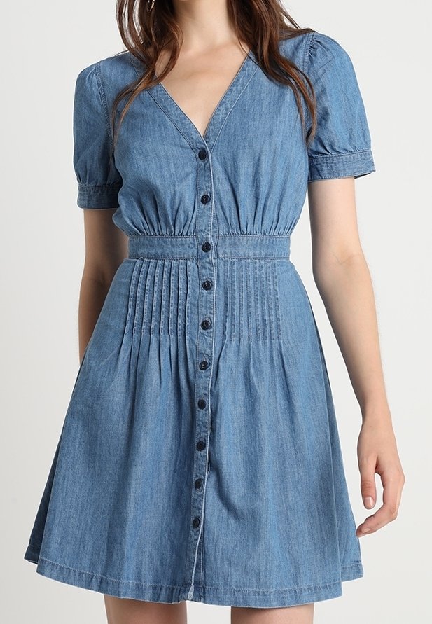 Madewell Vapaa-ajan mekko - light-blue denim