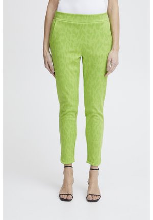 ICHI IHKATE - Tracksuit bottoms - greenery leo jacquard