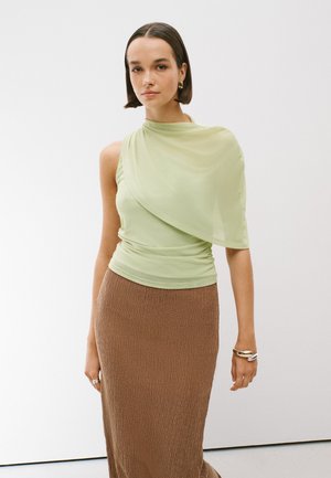 Next, Top - sage green
