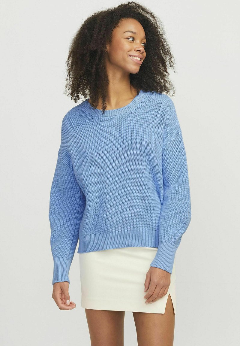 JJXX JXMILA TWIST CREW NECK - Pullover - little boy blue