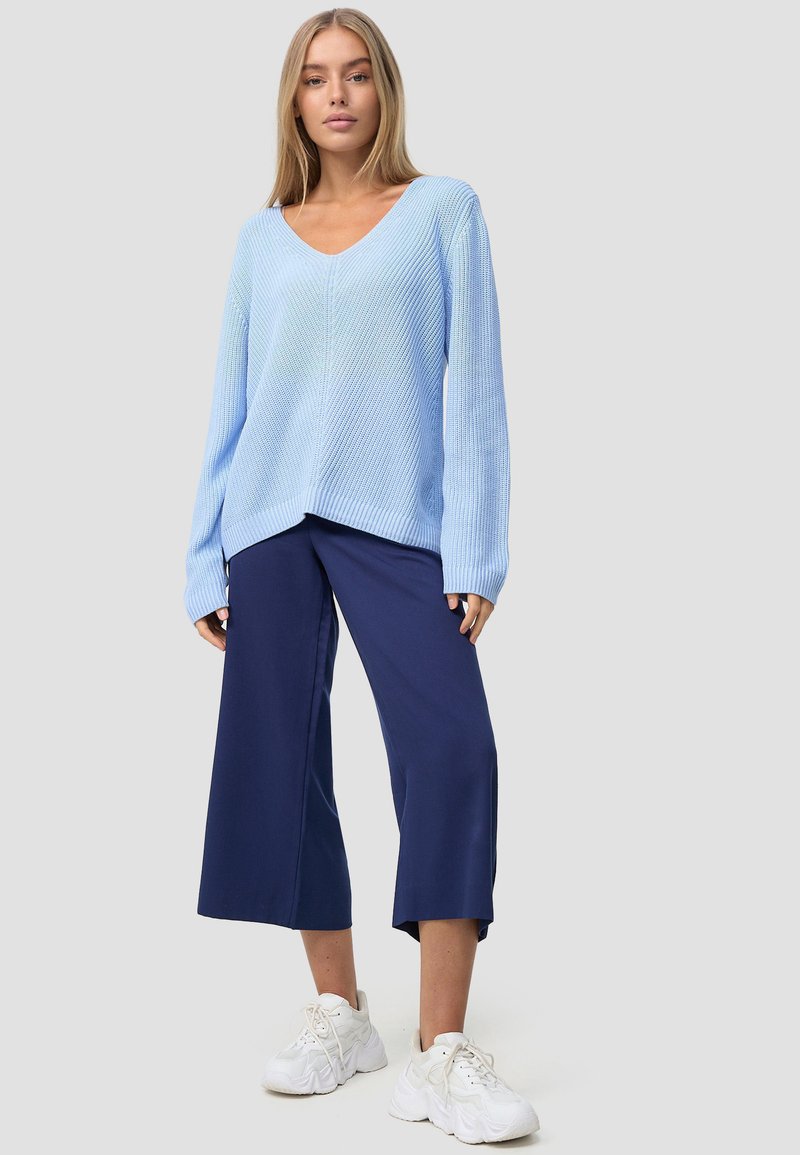 Damen Strickjacken | Re.draft Strickpullover sea side blue/blau - JE77723 Damen Strickjacken | Re.draft Strickpullover sea side blue/blau - JE77723
