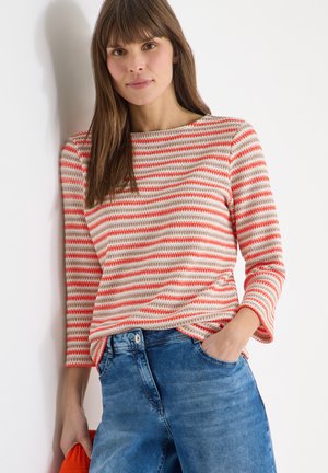 GESTREIFTES  - Langarmshirt - orange