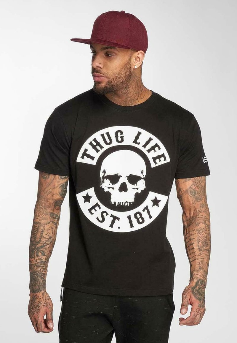 Thug Life BSKULL  - Apdrukāts T-krekls - black
