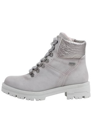 Lace-up ankle boots - lt grey