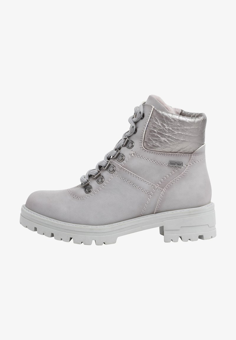 Jana Lace-up ankle boots - lt grey
