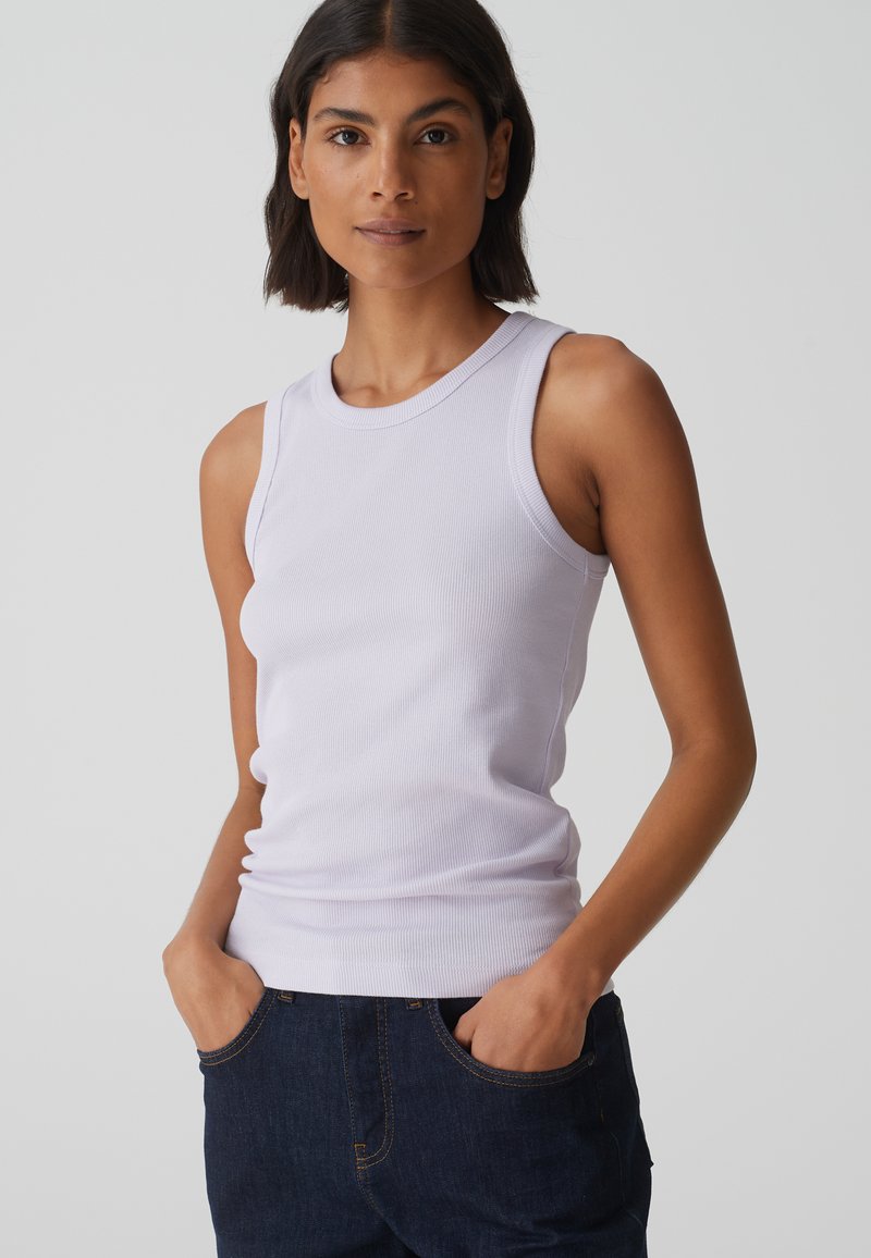 OPUS SLIM FIT RIB - Top - patchouli