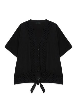 Fiorella Rubino, BLUSA CON NODO - Blouse - nero
