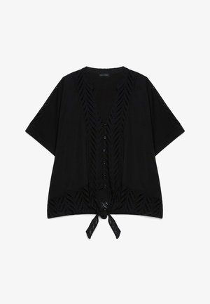 Fiorella Rubino, BLUSA CON NODO - Blouse - nero