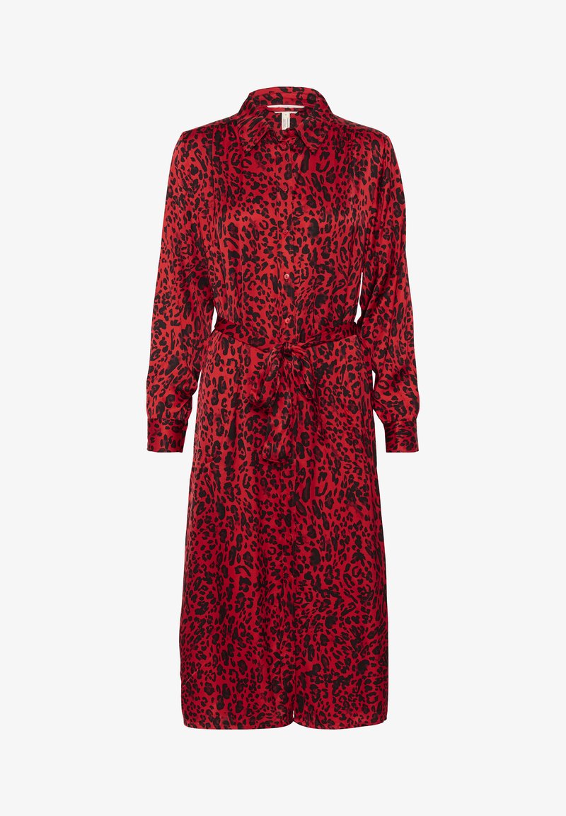 Part Two MELUCA - Shirt dress - salsa leopard print/red - Zalando.ie Part Two MELUCA - Shirt dress - salsa leopard print/red - Zalando.ie