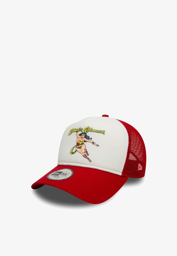 DC TRUCKER ADJUSTABLE – Cap – rot weiß