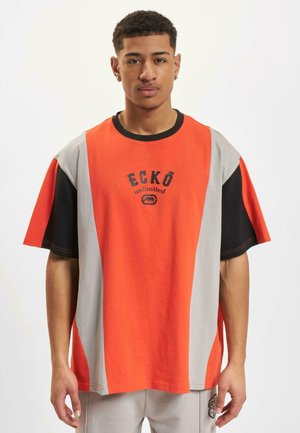 ecko unltd. CUTTINGS  - Marškinėliai su spaudiniu - red
