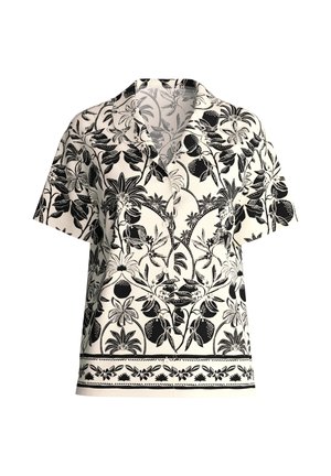 Calida, FAVOURITES LAYERING KURZARM-SHIRT MIT KNÖPFEN - Maglia del pigiama - charm cream