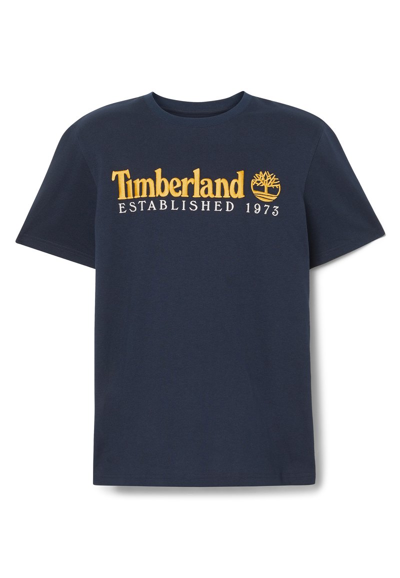 Timberland T-shirt print donkerblauw Timberland T-shirt print donkerblauw