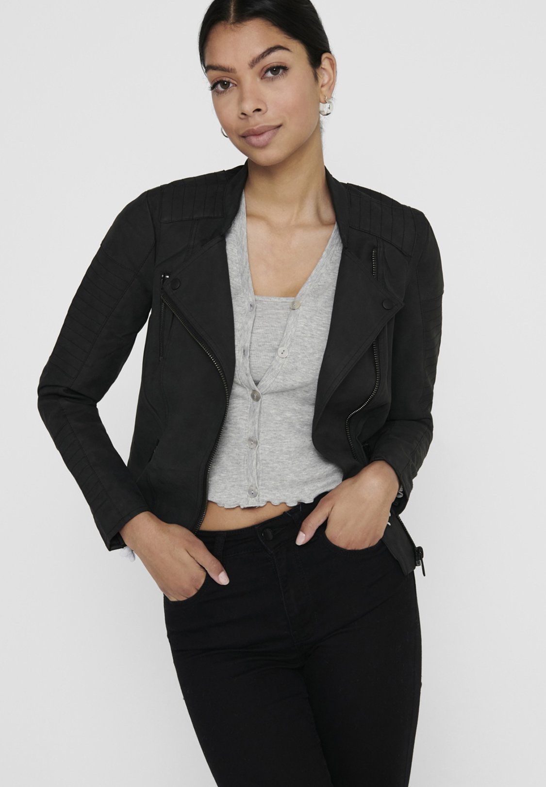 Kunstlederjacke