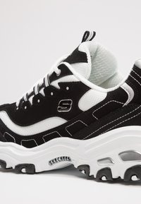 Skechers Sport DLITES - Baskets basses - black/white