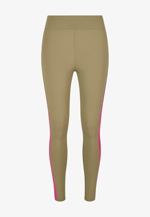 Leggings - khaki brightviolet