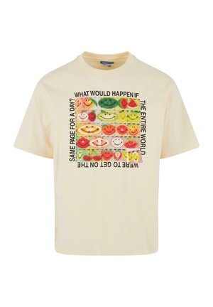 Market, SMILEY SAME PAGE - T-shirts print - buttercream