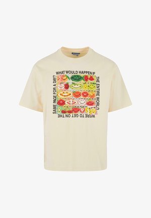 Market, SMILEY SAME PAGE - T-shirts print - buttercream