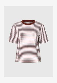 Nevybrané, cherry mahogany stripes bright white thin