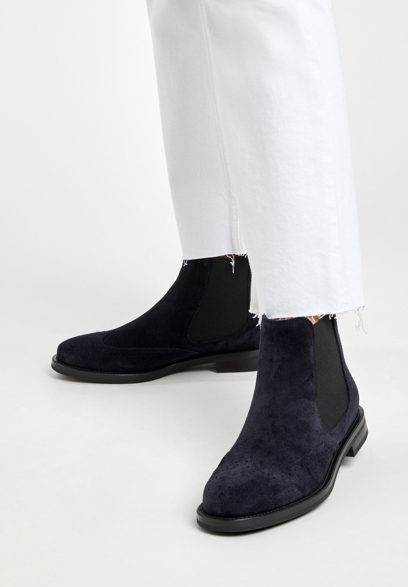 Frau Shoes CHELSEA - Botines bajos - blue