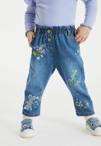Next BEAR CHARACTER MOM JEANS - Karcsúsított farmerek - blue bunny