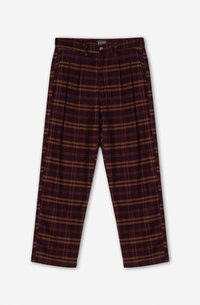PANT HABANA TAGID CHECK UNISEX - Pantaloni - garnet