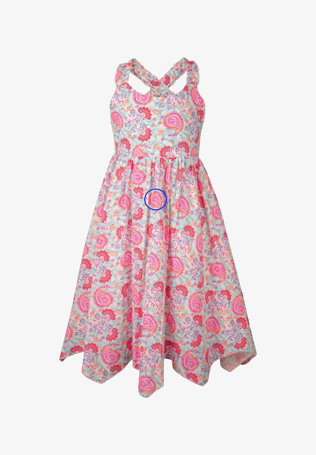 Korte jurk - neon pink