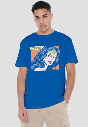 Cotton Soul, Print T-shirt - royal blue