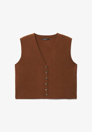 Calliope, MAGLIA TINTA UNITA - Veste sans manches - biscotto