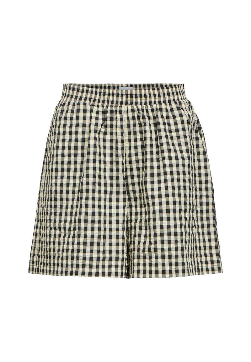 Object Checked - Shorts - black1/anthrazit - Zalando