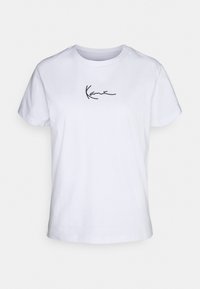 SMALL SIGNATURE TEE - Tričko s potlačou - white