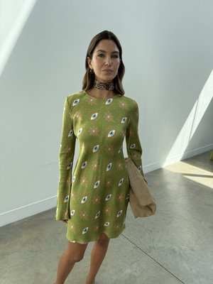 EYE MINI SOHO DRESS - Rochie cocktail/Rochie petrecere - green