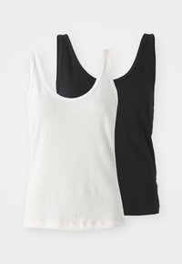 PIPER TANK 2 PACK - Top - black/white