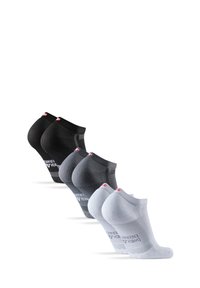 Danish Endurance LONG DISTANCE  3 PACK   - Ankelsockor - multicolour black grey white