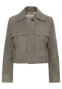 CARNIKA - Veste en cuir - sandy grey