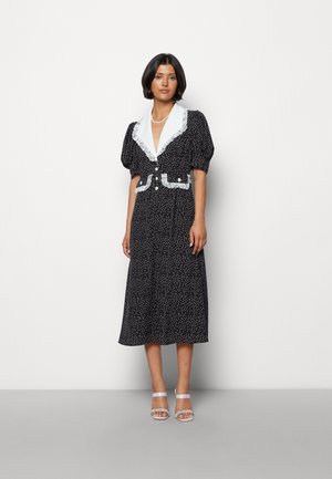 HARPER MIDI DRESS - Košilové šaty - black