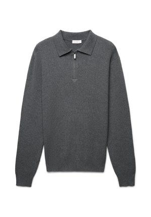 Poloshirt - grigio scuro melange