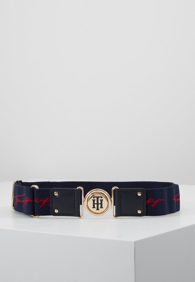 ELASTIC WAIST BELT - Cinturón - blue