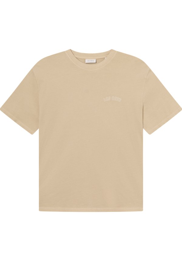 BRETT WASHED - Basic T-shirt - light sand4
