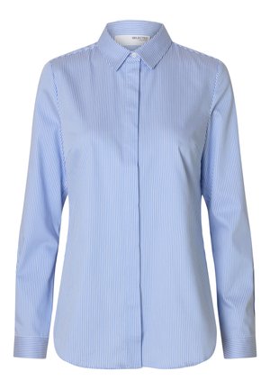 Selected, SLFROMIE - Camisa - bright white\blue
