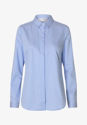 Selected, SLFROMIE - Camisa - bright white\blue