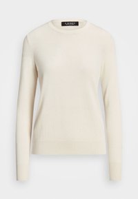 COTTON BLEND JUMPER - Strikkegenser - mascarpone cream