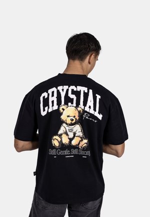 GENTLE - Print T-shirt - black