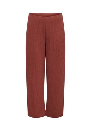 ONLY Carmakoma MIT WEITEM BEINSCHNITT CARVICKI FLARED  - Hlače - spiced apple