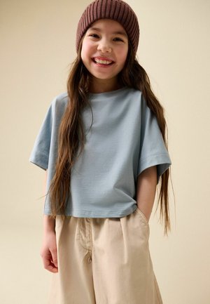 Next, REGULAR FIT - OVERSIZED BOXY T-SHIRT . - Lihtne T-särk - blue