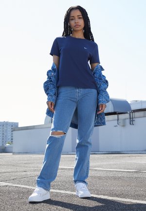 REGULAR C NECK - Basic T-shirt - blue